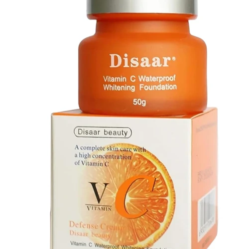 Disaar Beauty Waterproof Whitening Foundation Cream with Vitamin C 50 gr