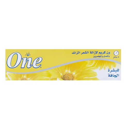 One Hair Removal Cream with Honey & Glycerin for Dry Skin
