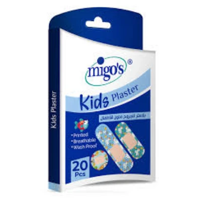 Migo's Water-Resistant Breathable Assorted Printed Kids' Plasters