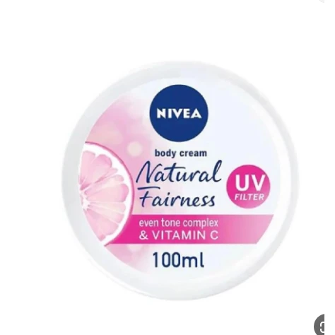 NIVEA Natural Glow Moisturizing Body Cream with Vitamin C & UV Filter (30% Off)