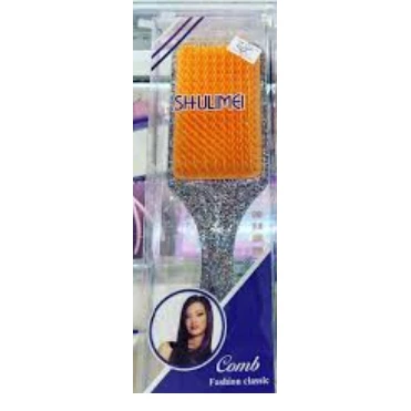 Shulimei Blue Rectangular Hairbrush