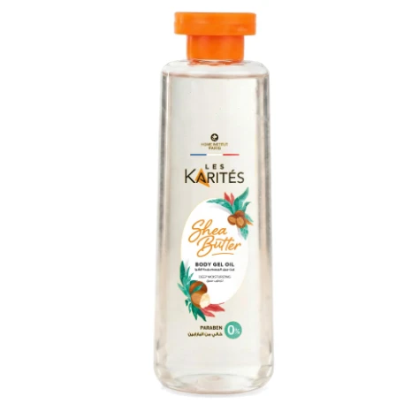 Les Karites Deep Moisturizing Body Gel Oil with Shea Butter - parabens free