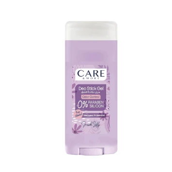 Care & More 48H Protection Deodorant Gel Stick Fresh Lilly Scent - alcohol free, aluminum free, silicon free