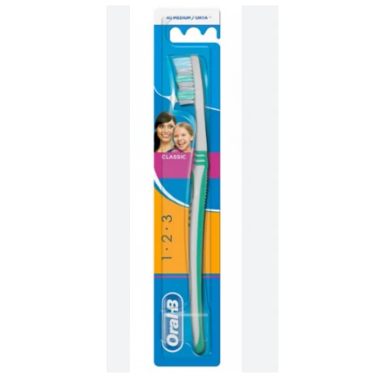 Oral-B 3-Effect Classic Green & White Medium Toothbrush