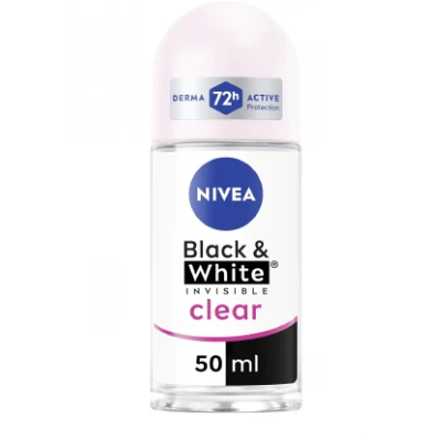 NIVEA Black & White Invisible Original 48H Antiperspirant Roll-On Deodorant (15% Off)