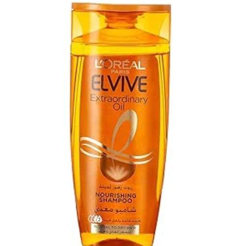 L'Oreal Elvive Extraordinary Oil Nourishing Shampoo with 6 Flower Oils for Normal to Dry Hair