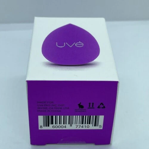 UVé Beauty Purple Makeup Sponge for Sensitive Skin - vegan, non toxic, latex free