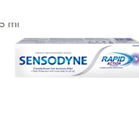 Sensodyne Rapid Action Toothpaste for Sensitive Teeth 75 ml